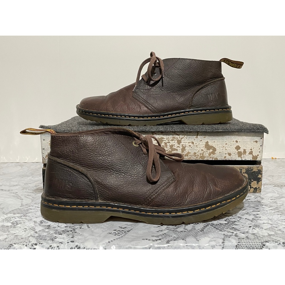 Dr. Martens Sussex Chukka Boots Mens 13 Brown Leather Work Shoes AW004